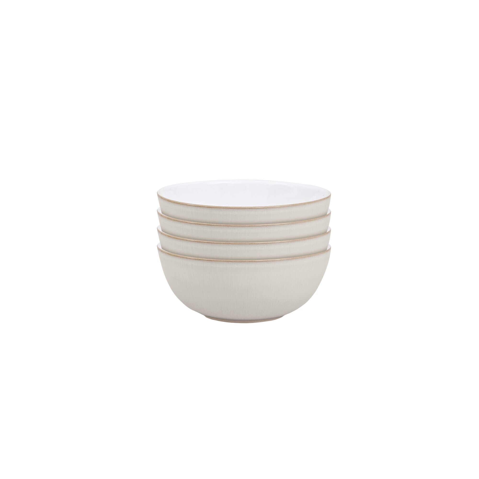 Product photograph of Natural Canvas Set Of 4 Cereal Bowls from Denby Retail Ltd